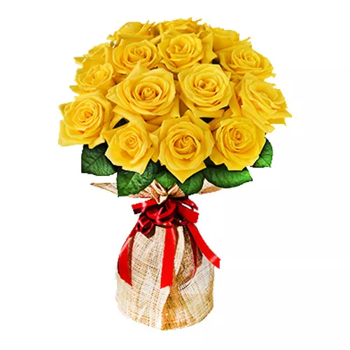 Sparkling Yellow Roses