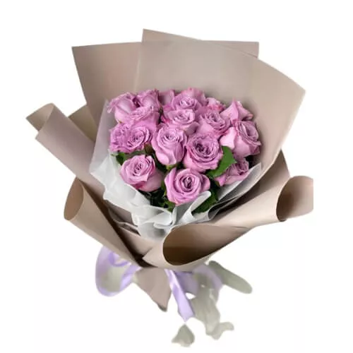 Purple Roses Bouquet