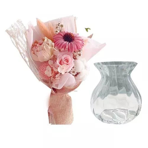 Vase And Mini Bouquet