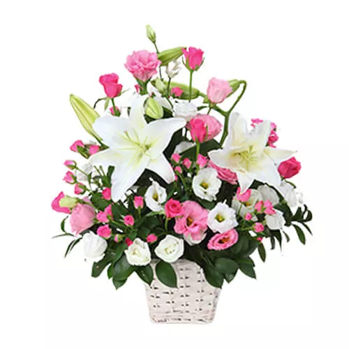 White & Pink Flowers Bouquet