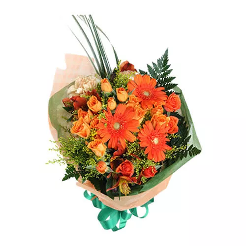 Orange Flowers Bouquet