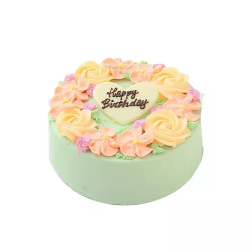 Flower Butter Cream Decoration Cake