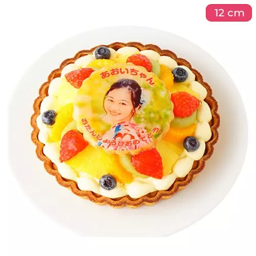 Tart With Fruit And Picture