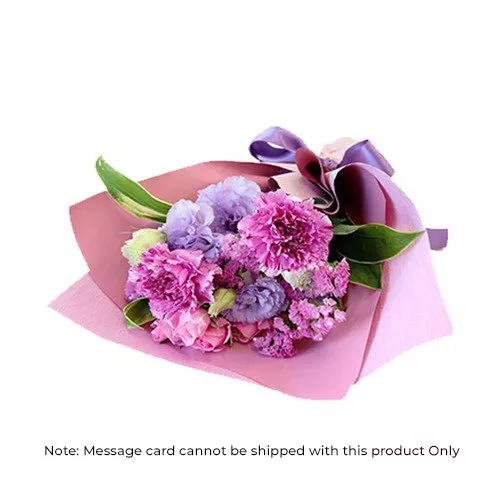 Radiant Blooms: Purple Bouquet Delight
