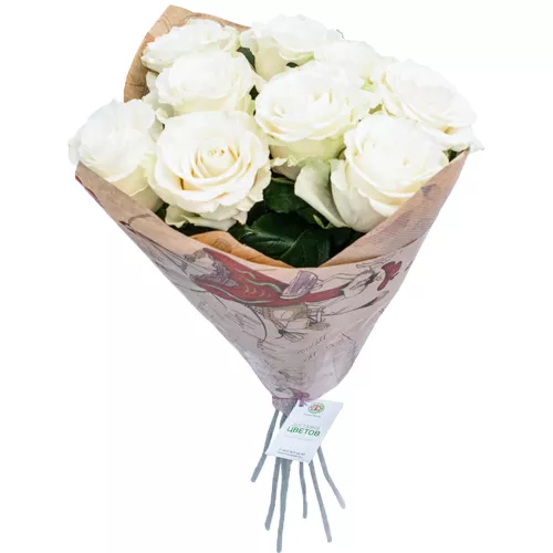 Special White Rose Bouquet