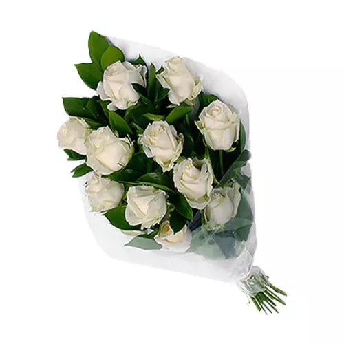Fragrant Arrangement Of White Roses